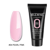 MIZHSE 30ml Poly Nail Gel Finger Extension Quick Extension Poly-gel Semi Permanent Gel Soak Off UV Gel Nail Polish For Nail Art
