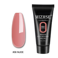 MIZHSE 30ml Poly Nail Gel Finger Extension Quick Extension Poly-gel Semi Permanent Gel Soak Off UV Gel Nail Polish For Nail Art