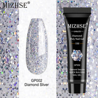 MIZHSE 30ml Poly Nail Gel Finger Extension Quick Extension Poly-gel Semi Permanent Gel Soak Off UV Gel Nail Polish For Nail Art