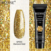 MIZHSE 30ml Poly Nail Gel Finger Extension Quick Extension Poly-gel Semi Permanent Gel Soak Off UV Gel Nail Polish For Nail Art