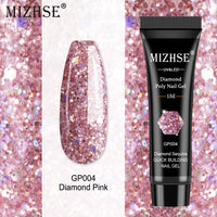 MIZHSE 30ml Poly Nail Gel Finger Extension Quick Extension Poly-gel Semi Permanent Gel Soak Off UV Gel Nail Polish For Nail Art
