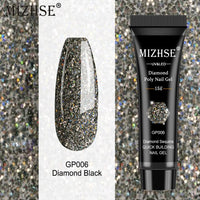 MIZHSE 30ml Poly Nail Gel Finger Extension Quick Extension Poly-gel Semi Permanent Gel Soak Off UV Gel Nail Polish For Nail Art
