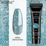 MIZHSE 30ml Poly Nail Gel Finger Extension Quick Extension Poly-gel Semi Permanent Gel Soak Off UV Gel Nail Polish For Nail Art