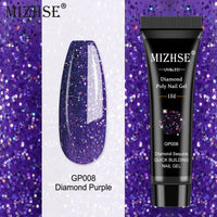 MIZHSE 30ml Poly Nail Gel Finger Extension Quick Extension Poly-gel Semi Permanent Gel Soak Off UV Gel Nail Polish For Nail Art