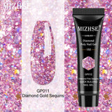 MIZHSE 30ml Poly Nail Gel Finger Extension Quick Extension Poly-gel Semi Permanent Gel Soak Off UV Gel Nail Polish For Nail Art