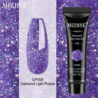MIZHSE 30ml Poly Nail Gel Finger Extension Quick Extension Poly-gel Semi Permanent Gel Soak Off UV Gel Nail Polish For Nail Art