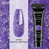 MIZHSE 30ml Poly Nail Gel Finger Extension Quick Extension Poly-gel Semi Permanent Gel Soak Off UV Gel Nail Polish For Nail Art