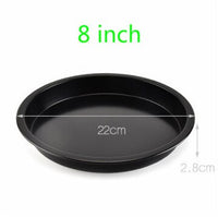 5/6/7/8/9/10 Inch Non-stick Cake Pan PIZZA Pan Household Baking Pan Baking Mold Baking Pan Loose Bottom PIZZA Pan