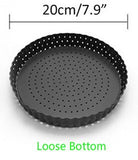 5/6/7/8/9/10 Inch Non-stick Cake Pan PIZZA Pan Household Baking Pan Baking Mold Baking Pan Loose Bottom PIZZA Pan