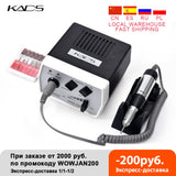 KADS Nail Drill Machine Nail File Electric 35W 30000RPM Nail Polisher Manicure Machine Milling Cutters Nail Drill US EU Plug