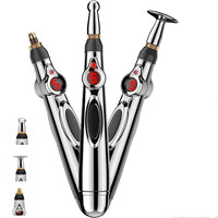 Electric Acupuncture Point Massage Pen Pain Relief Laser Therapy Electronic Meridian Energy Pen Body Head Back Neck Leg Massager
