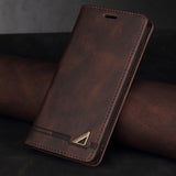 Anti-theft Leather Case For Redmi Note 10 Pro 9 8 7A Redmi 10 9 9A 9C 9T 8 8A 7A Mi POCO F3 X3 NFC M3 Pro 11T Phone Cover Case