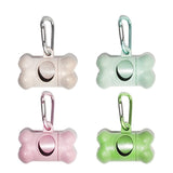 Pet Dog Poop Bag Bone Shape Dispenser Waste Garbage Carrier Holder Dispensers Poop Bag Dogs Trash Cleaning Tool Pet Products