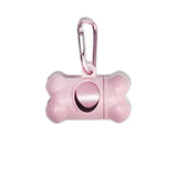 Pet Dog Poop Bag Bone Shape Dispenser Waste Garbage Carrier Holder Dispensers Poop Bag Dogs Trash Cleaning Tool Pet Products