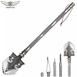 Survival Tactical Shovel Multifunctional Spade Car Equipment Survival Gear Garden Tool Outdoor Camping Equipment