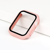 Glass + Cover For Apple Watch case 7/6/SE/5/4/3/2/1 iWatch 42mm 38mm bumper Tempered Glass for apple watch 44mm 40mm 45mm 41mm
