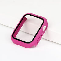 Glass + Cover For Apple Watch case 7/6/SE/5/4/3/2/1 iWatch 42mm 38mm bumper Tempered Glass for apple watch 44mm 40mm 45mm 41mm