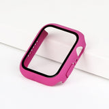 Glass + Cover For Apple Watch case 7/6/SE/5/4/3/2/1 iWatch 42mm 38mm bumper Tempered Glass for apple watch 44mm 40mm 45mm 41mm