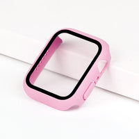 Glass + Cover For Apple Watch case 7/6/SE/5/4/3/2/1 iWatch 42mm 38mm bumper Tempered Glass for apple watch 44mm 40mm 45mm 41mm