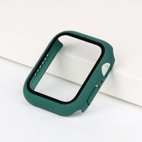 Glass + Cover For Apple Watch case 7/6/SE/5/4/3/2/1 iWatch 42mm 38mm bumper Tempered Glass for apple watch 44mm 40mm 45mm 41mm
