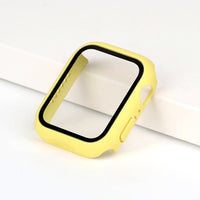 Glass + Cover For Apple Watch case 7/6/SE/5/4/3/2/1 iWatch 42mm 38mm bumper Tempered Glass for apple watch 44mm 40mm 45mm 41mm