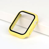 Glass + Cover For Apple Watch case 7/6/SE/5/4/3/2/1 iWatch 42mm 38mm bumper Tempered Glass for apple watch 44mm 40mm 45mm 41mm