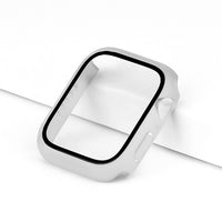 Glass + Cover For Apple Watch case 7/6/SE/5/4/3/2/1 iWatch 42mm 38mm bumper Tempered Glass for apple watch 44mm 40mm 45mm 41mm
