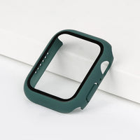 Glass + Cover For Apple Watch case 7/6/SE/5/4/3/2/1 iWatch 42mm 38mm bumper Tempered Glass for apple watch 44mm 40mm 45mm 41mm