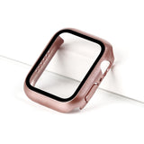 Glass + Cover For Apple Watch case 7/6/SE/5/4/3/2/1 iWatch 42mm 38mm bumper Tempered Glass for apple watch 44mm 40mm 45mm 41mm
