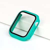 Glass + Cover For Apple Watch case 7/6/SE/5/4/3/2/1 iWatch 42mm 38mm bumper Tempered Glass for apple watch 44mm 40mm 45mm 41mm