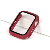 Glass + Cover For Apple Watch case 7/6/SE/5/4/3/2/1 iWatch 42mm 38mm bumper Tempered Glass for apple watch 44mm 40mm 45mm 41mm