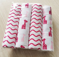 NEW color 4pcs/pack 100%cotton flannel receiving baby blanket newborn  colorful cobertor baby bedsheet supersoft blanket 76x76cm