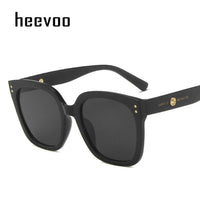 Oversized Goggles Mens Square Sunglasses Women Gentle Brand Rivet Gold Silver Black Elegant Ladies Eyewear Gafas de sol UV400