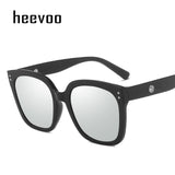 Oversized Goggles Mens Square Sunglasses Women Gentle Brand Rivet Gold Silver Black Elegant Ladies Eyewear Gafas de sol UV400
