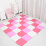 mei qi cool baby EVA Foam Play Puzzle Mat for kids Interlocking Exercise Tiles Floor Carpet Rug,Each 29X29X0.8cm playmat
