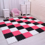 mei qi cool baby EVA Foam Play Puzzle Mat for kids Interlocking Exercise Tiles Floor Carpet Rug,Each 29X29X0.8cm playmat