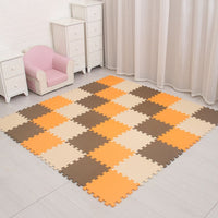 mei qi cool baby EVA Foam Play Puzzle Mat for kids Interlocking Exercise Tiles Floor Carpet Rug,Each 29X29X0.8cm playmat