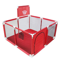 IMBABY black Kids Furniture Playpen For Children Large Dry Pool Baby Playpen Safety Indoor Barriers Home Playground Park For 0-6 Years
