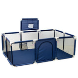 IMBABY black Kids Furniture Playpen For Children Large Dry Pool Baby Playpen Safety Indoor Barriers Home Playground Park For 0-6 Years