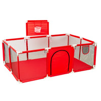 IMBABY black Kids Furniture Playpen For Children Large Dry Pool Baby Playpen Safety Indoor Barriers Home Playground Park For 0-6 Years