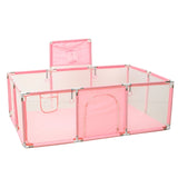 IMBABY black Kids Furniture Playpen For Children Large Dry Pool Baby Playpen Safety Indoor Barriers Home Playground Park For 0-6 Years