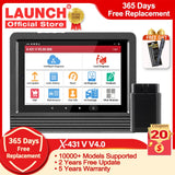 LAUNCH X431 V V4.0 Car OBD2 Diagnostic Tools Automotive Full System ECU Coding Active Test Code Reader Scanner pk PRO MINI PRO3S