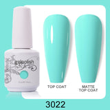 Clou Beaute 64 Colors Gel Nail Polish White Gel Polish UV Nail Base Top Matte Gel Soak Off UV Varnish Gel Paint 15ml Nail Art