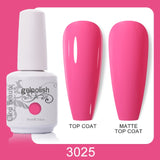 Clou Beaute 64 Colors Gel Nail Polish White Gel Polish UV Nail Base Top Matte Gel Soak Off UV Varnish Gel Paint 15ml Nail Art