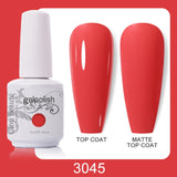 Clou Beaute 64 Colors Gel Nail Polish White Gel Polish UV Nail Base Top Matte Gel Soak Off UV Varnish Gel Paint 15ml Nail Art