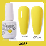 Clou Beaute 64 Colors Gel Nail Polish White Gel Polish UV Nail Base Top Matte Gel Soak Off UV Varnish Gel Paint 15ml Nail Art