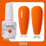 Clou Beaute 64 Colors Gel Nail Polish White Gel Polish UV Nail Base Top Matte Gel Soak Off UV Varnish Gel Paint 15ml Nail Art