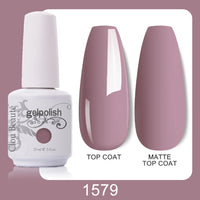 Clou Beaute 64 Colors Gel Nail Polish White Gel Polish UV Nail Base Top Matte Gel Soak Off UV Varnish Gel Paint 15ml Nail Art