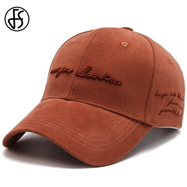 FS 2022 Stylish Orange Khaki Women Men Caps Letter 3D Embroidery Spring Outdoor Baseball Cap Bone Trucker Hat Gorras Hombre