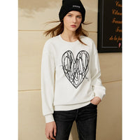 Amii Minimalism Autumn Winter Causal Hoodies Pants Women Sold Separately Embroidery Hoodies Elastic waist Women&#39;s Pants 12040981